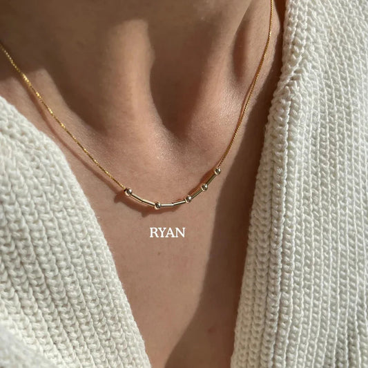 Morse Code Name Necklace